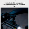 Luz Delantera Accesorio Bici 400 Lúmen 200mt West Biking Usb 10 10 1
