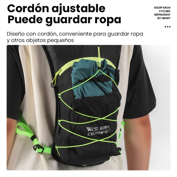 Mochila Ciclismo Running Trekking 7L Ultraligera Camelback West Biking (No incluye bolsa de agua) - Image 10