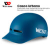 Casco Urbano West Biking Visera Bici Scooter Monopatín Eléctrico 12 11 3