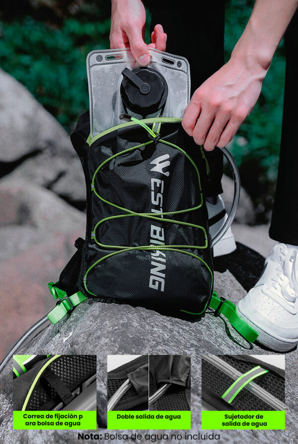 Mochila Ciclismo Running Trekking 7L Ultraligera Camelback West Biking (No incluye bolsa de agua) - Image 19