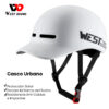 Casco Urbano West Biking Visera Bici Scooter Monopatín Eléctrico 4 2 4