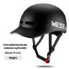 Casco Urbano West Biking Visera Bici Scooter Monopatín Eléctrico 37 2 5