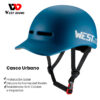 Casco Urbano West Biking Visera Bici Scooter Monopatín Eléctrico 5 3 4