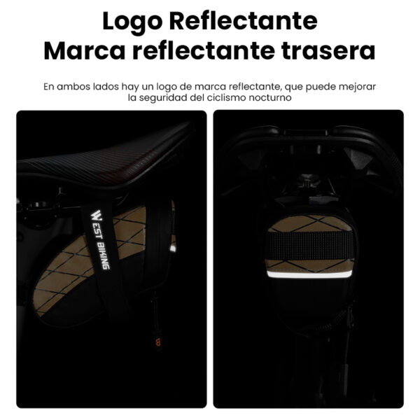 Bolsa mini impermeable para sillín de Bicicleta - Image 4