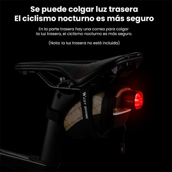 Bolsa mini impermeable para sillín de Bicicleta - Image 2