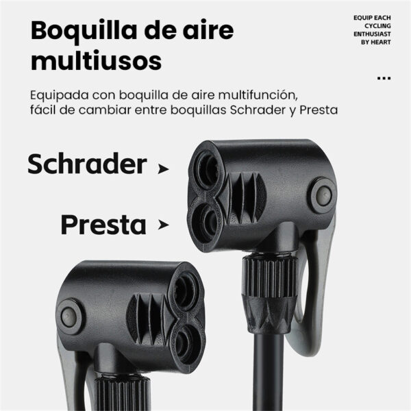 Inflador de alta presión con manómetro - Image 4