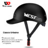 Casco Urbano West Biking Visera Bici Scooter Monopatín Eléctrico 7 6 5