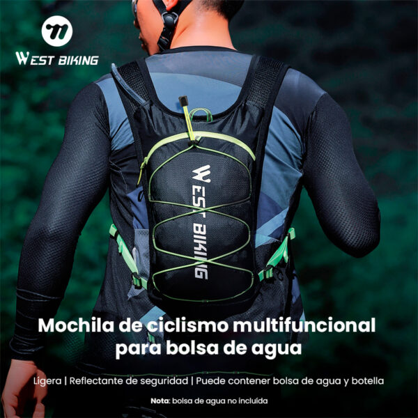 Mochila Ciclismo Running Trekking 7L Ultraligera Camelback West Biking (No incluye bolsa de agua) - Image 6