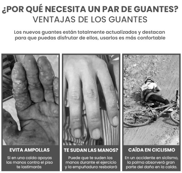 Guantes Touch con protecciones y reflectantes - Image 8