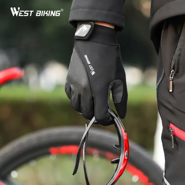 Guantes Touch con protecciones y reflectantes - Image 9