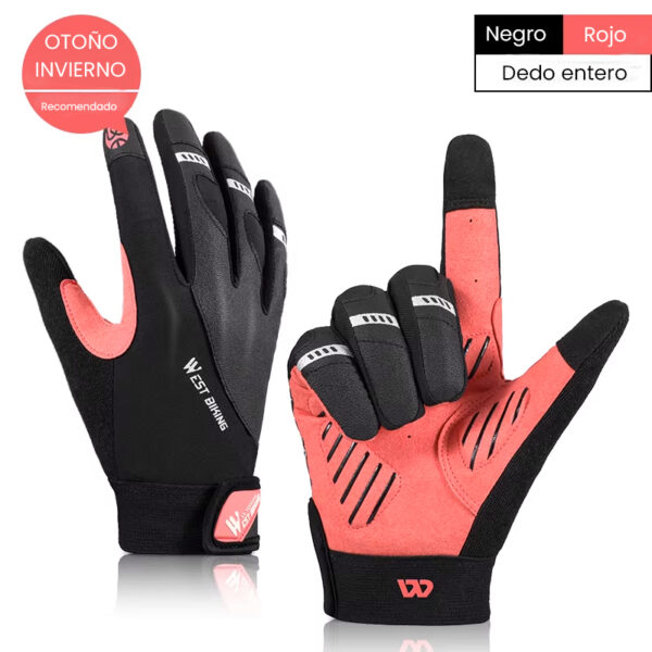 Guantes Touch con protecciones y reflectantes - Image 16