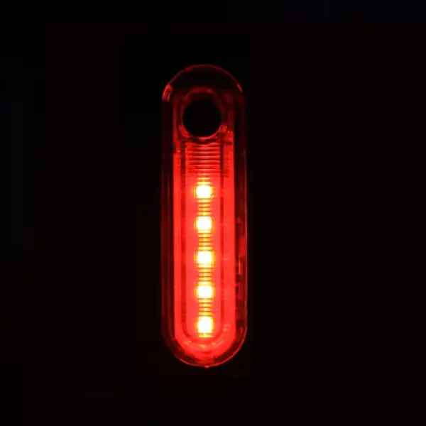 Luz trasera para bicicleta, resistente al agua, recargable vía USB - Image 7