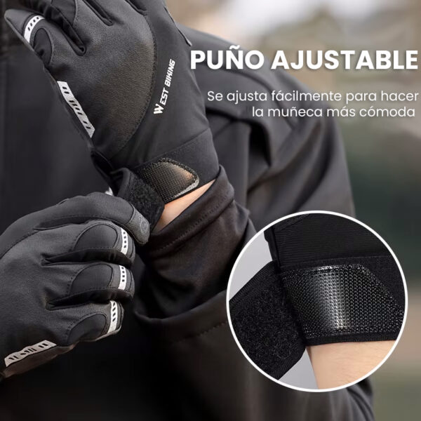Guantes Touch con protecciones y reflectantes - Image 12