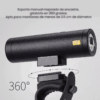 Luz Accesorio Bici Delantera 500 Lúmenes West Biking Usb C 6 Luz500Lumenes360
