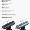Luz Accesorio Bici Delantera 500 Lúmenes West Biking Usb C 15 Luz500LumenesInfoFichaTecnica
