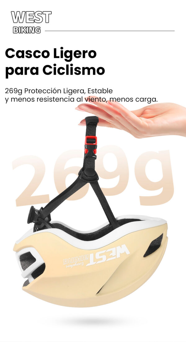 Casco de ciclismo neumático para carretera - Image 6