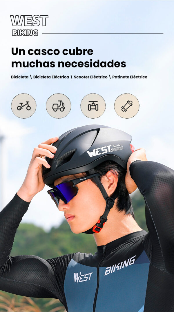 Casco de ciclismo neumático para carretera - Image 12