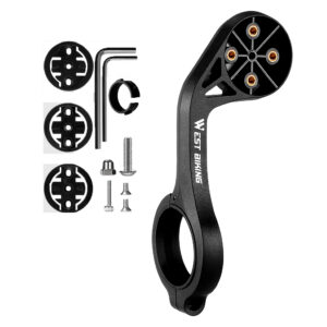 Soporte Bici Monpatín West Biking Gps Gopro Ciclocomputador Negro