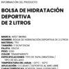 Bolsa Hidratación 2l Bici Trekking Running West Biking TPU 19 17