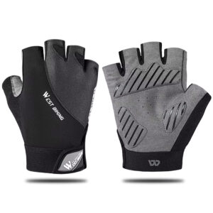 Guantes Ciclismo Cortos Moto Pesas West Biking Reflectantes