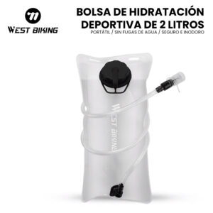 Bolsa Hidratación 2l Bici Trekking Running West Biking TPU