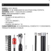 Kit Herramientas Bicicleta WEST BIKING con Inflador y Cricket 8 7 4