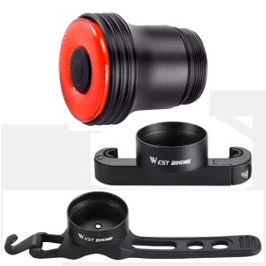 Luz Trasera Accesorio Bici Freno Inteligente Aluminio Usb