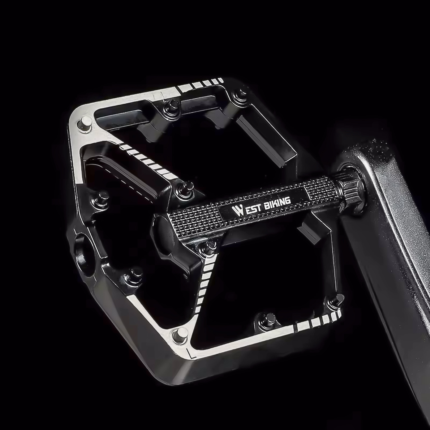 CXWXC Pedali Clic per bicicletta e piatti con 3 cuscinetti sigillati