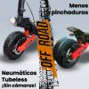 Monopatín Eléctrico Scooter Todo Terreno 1200w 150kg 50km/h Casco de Regalo 8 6